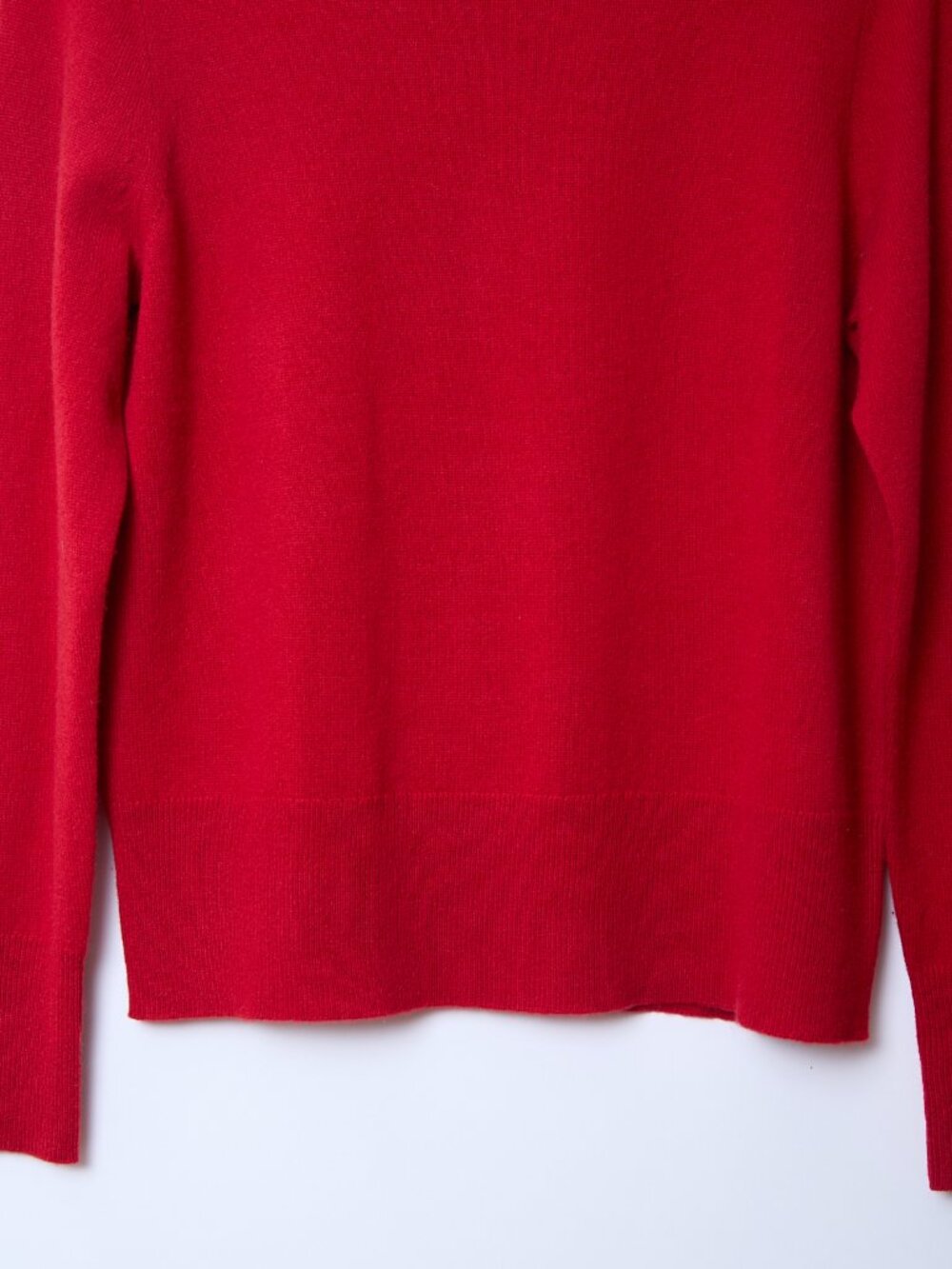 J. Crew 100% Cashmere Classic Fit Crewneck Lightweight Sweater Red Small - Picture 7 of 9